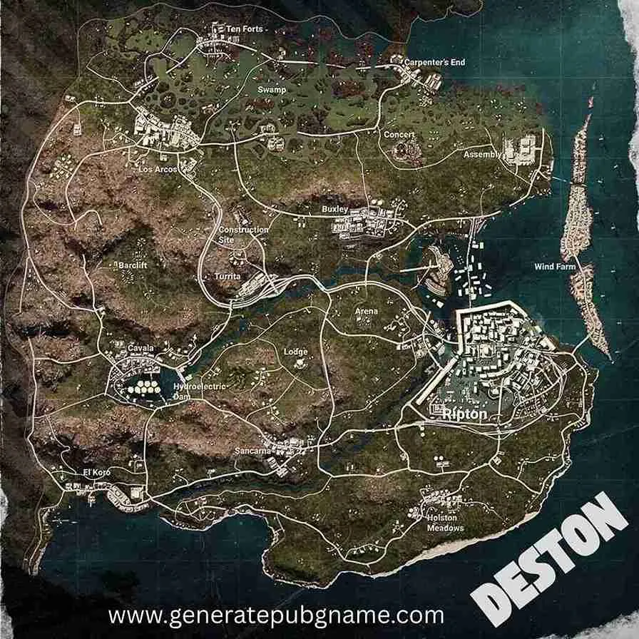 DESTON MAP