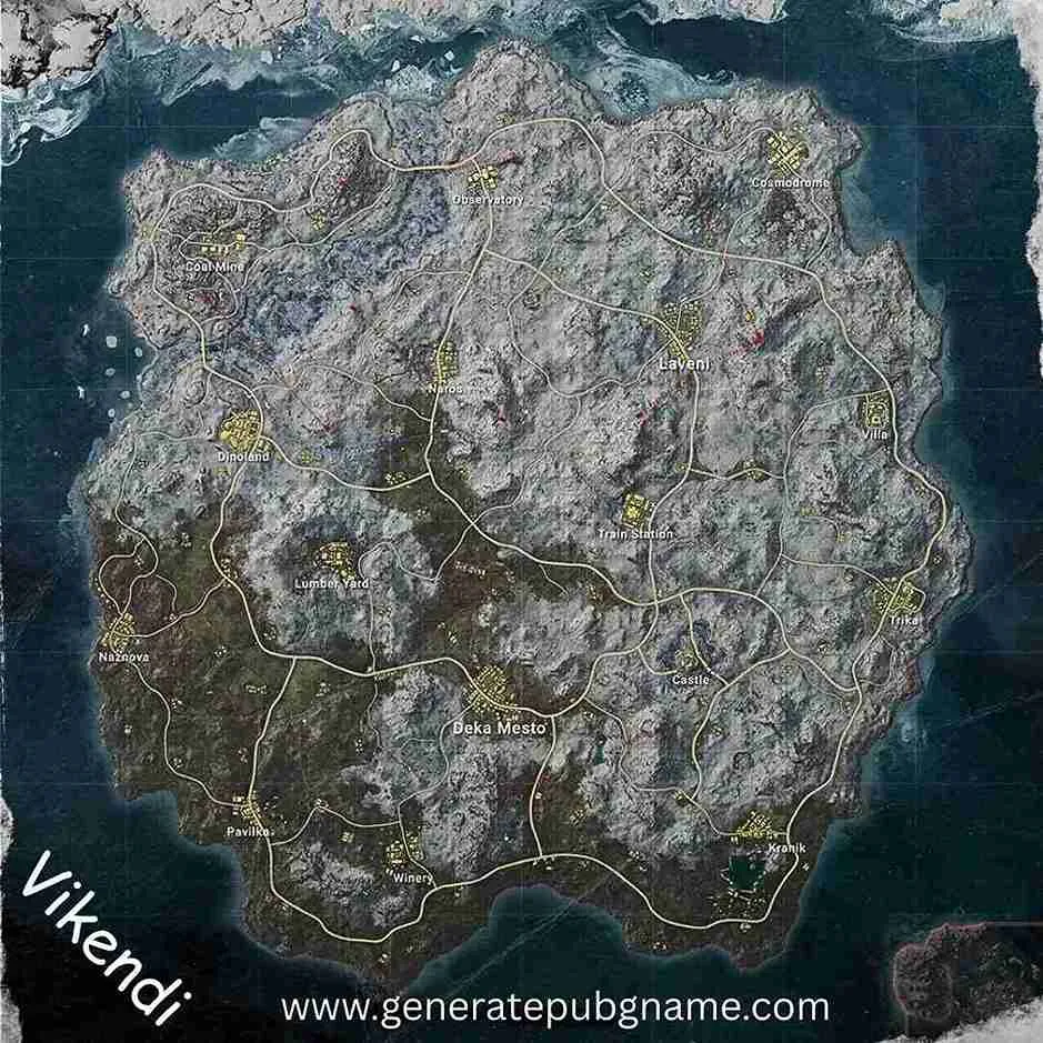 VIKENDI MAP